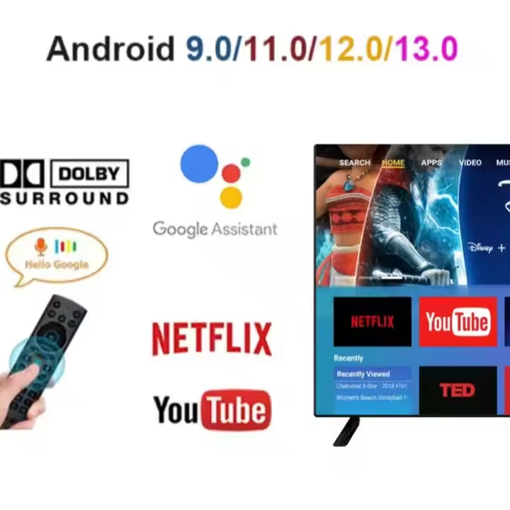 Zeda 50 LED 4K Smart Roku Tv