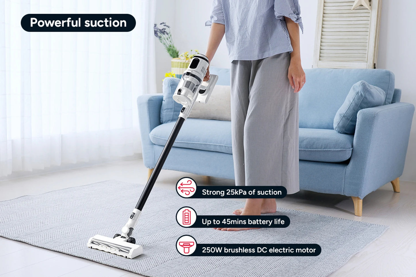 Zeda MX10 Pro Cordless Stick Vacuum Cleaner